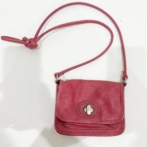 Fossil small genuine leather crossbody bag
